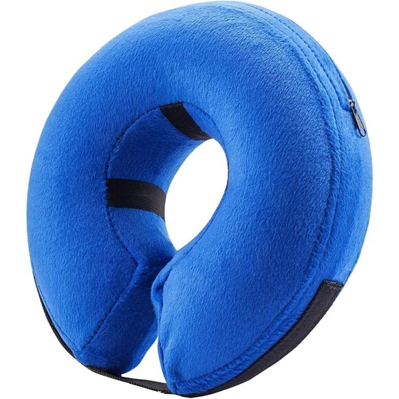 Inflatable Dog Collar Soft Dog Cone for Dogs After Surgery Adjustable Blow - Picture 1 of 5